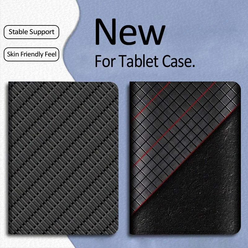 

Retro Carbon Fiber Art Popular For Xiaomi Mi Pad Mini 4 5 6 7 SE Pro Plus Redmi Pad 2 SE 2025 8.8 11 Foldable Tablet Case Gift