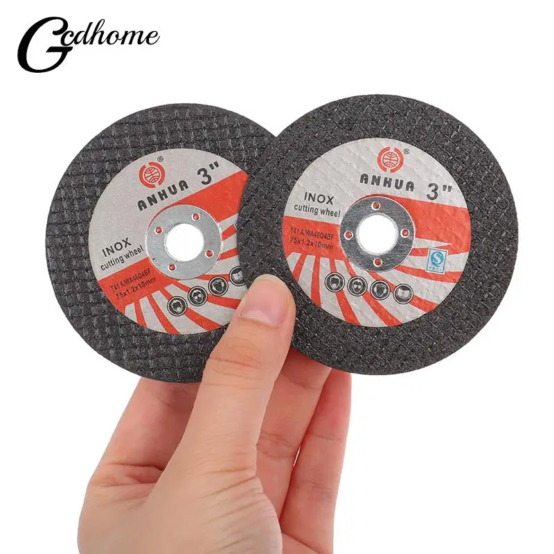 

5pcs Mini Cutting Disc Circular Resin Grinding Wheel Sanding Disc 75mm For Angle Grinder Steel Stone Cutting Angle Grinding Bit