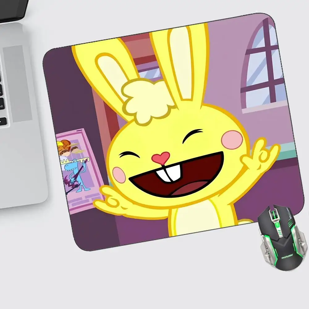 

Happy Tree Friends Mouse Pad Small Gaming Accessories Keyboard Computer Offices Desk Mat Pc Gamer Non-slip Rubber Mousepad