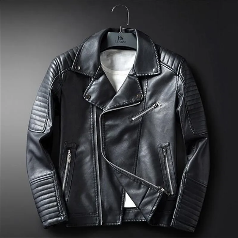 New Sheepskin Genuine Leather Jacket Oblique Zipper Fashion Motocycle Slim Jackets Soft Spring and Autum Clothing Short Coat