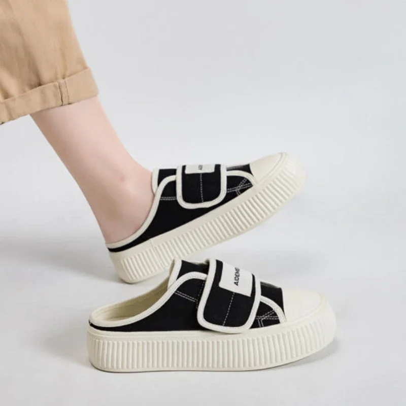 Outside Woman Slippers Sandals Black Thick Shoes for Women 202 White Mules Slides Summer Platform Y Sale 39 Original H Sandal W