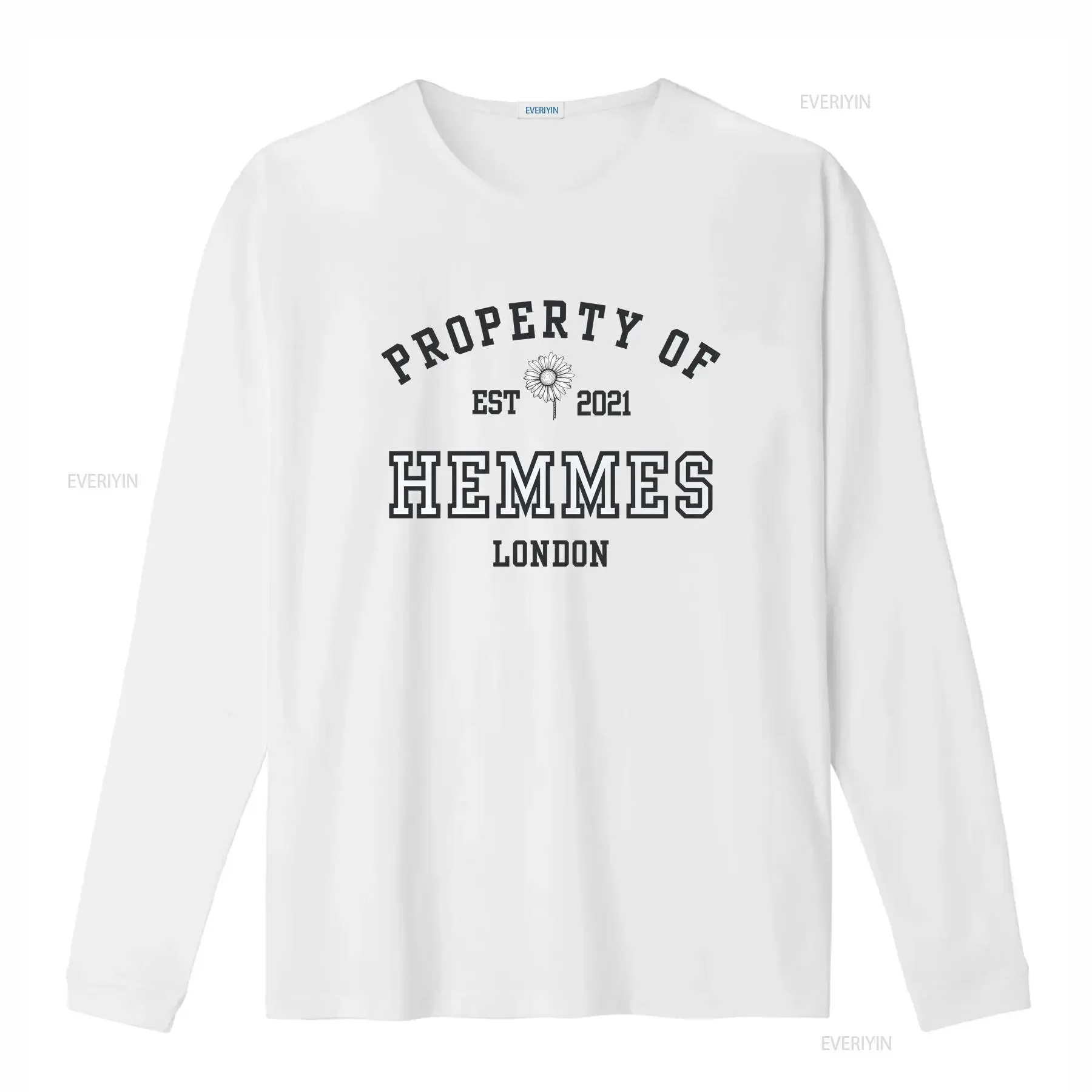 Property Of Christian Hemmes Daisy Haites Magnolia Parks Book Boyfriend Merch Classic Fit White Crewneck T shirt vintage