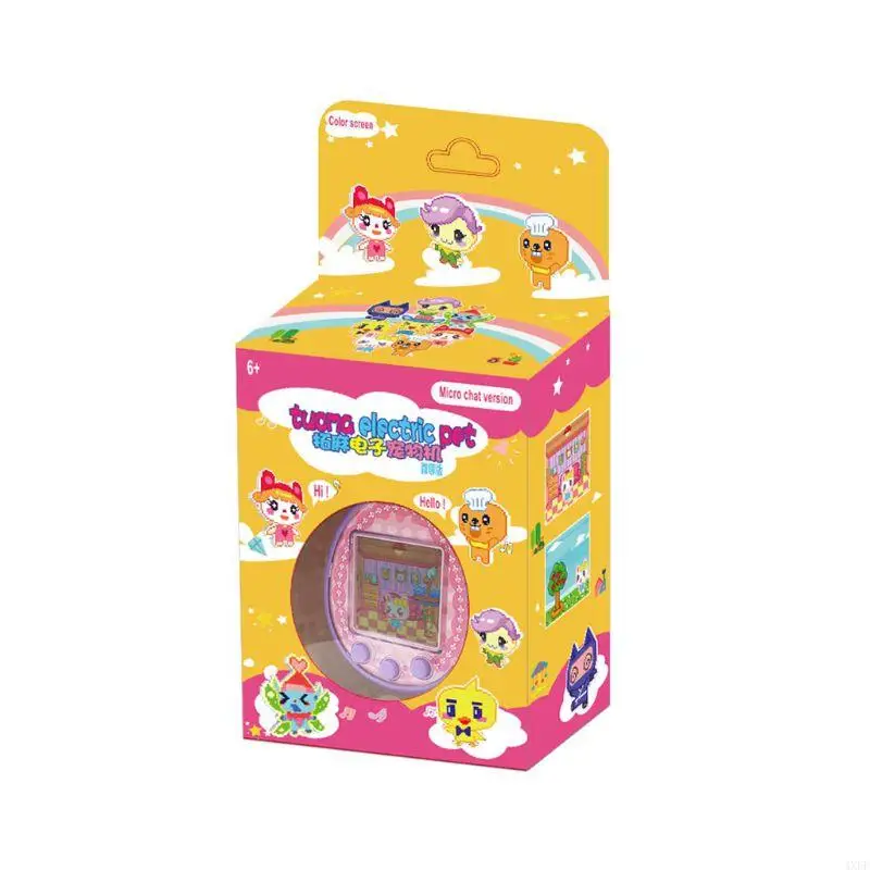 4XFE Mini juguetes electrónicos para mascotas 8 mascotas en 1 Virtual Cyber ​​USB carga Micro Chat Pet
