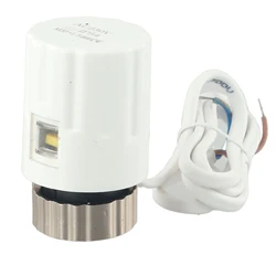 230V Electric Thermal Actuator Normally Open Visual Electric Actuator For Underfloor Heating TRV Thermostatic Radiator Valve
