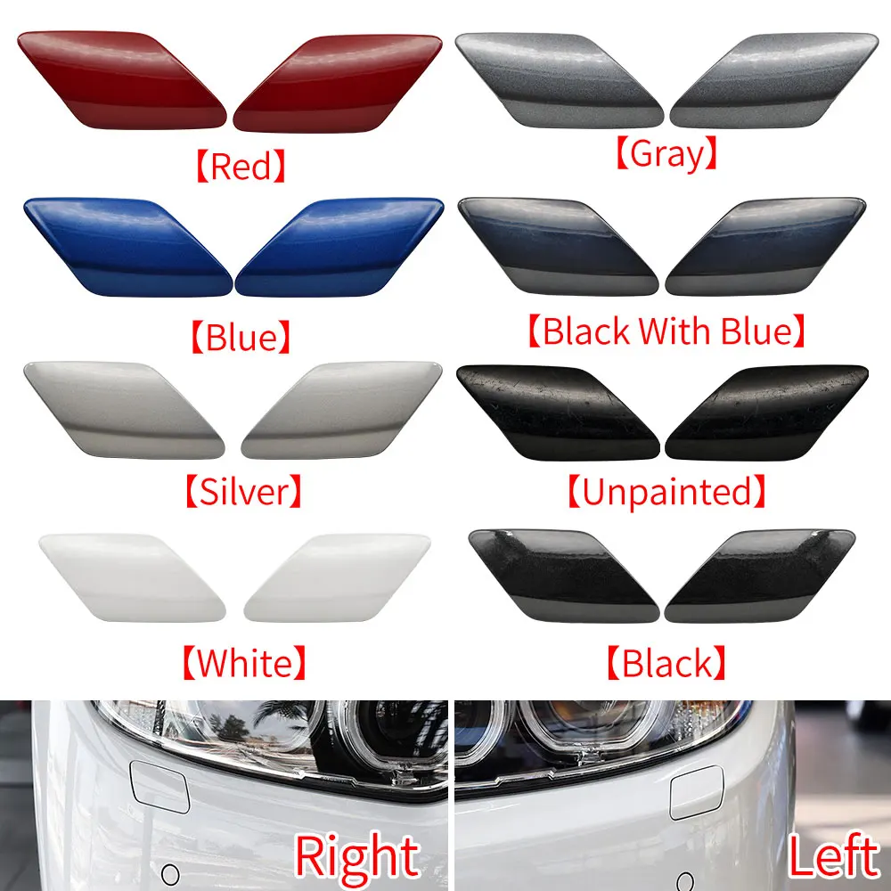 For BMW F32 F33 F36 M-Sport Car Front Bumper Headlight Washer Nozzle Cover Sprayer Cap Painted For BMW 4 Series 420 425 430i M