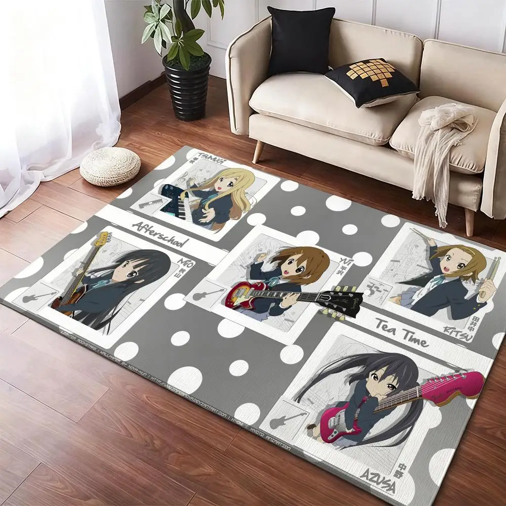 

K-o-ONs cartoon Kawaii Floor Mat Soft Thickened Non-Slip Door Mat for Living Room Home Decor Flannel Rugs