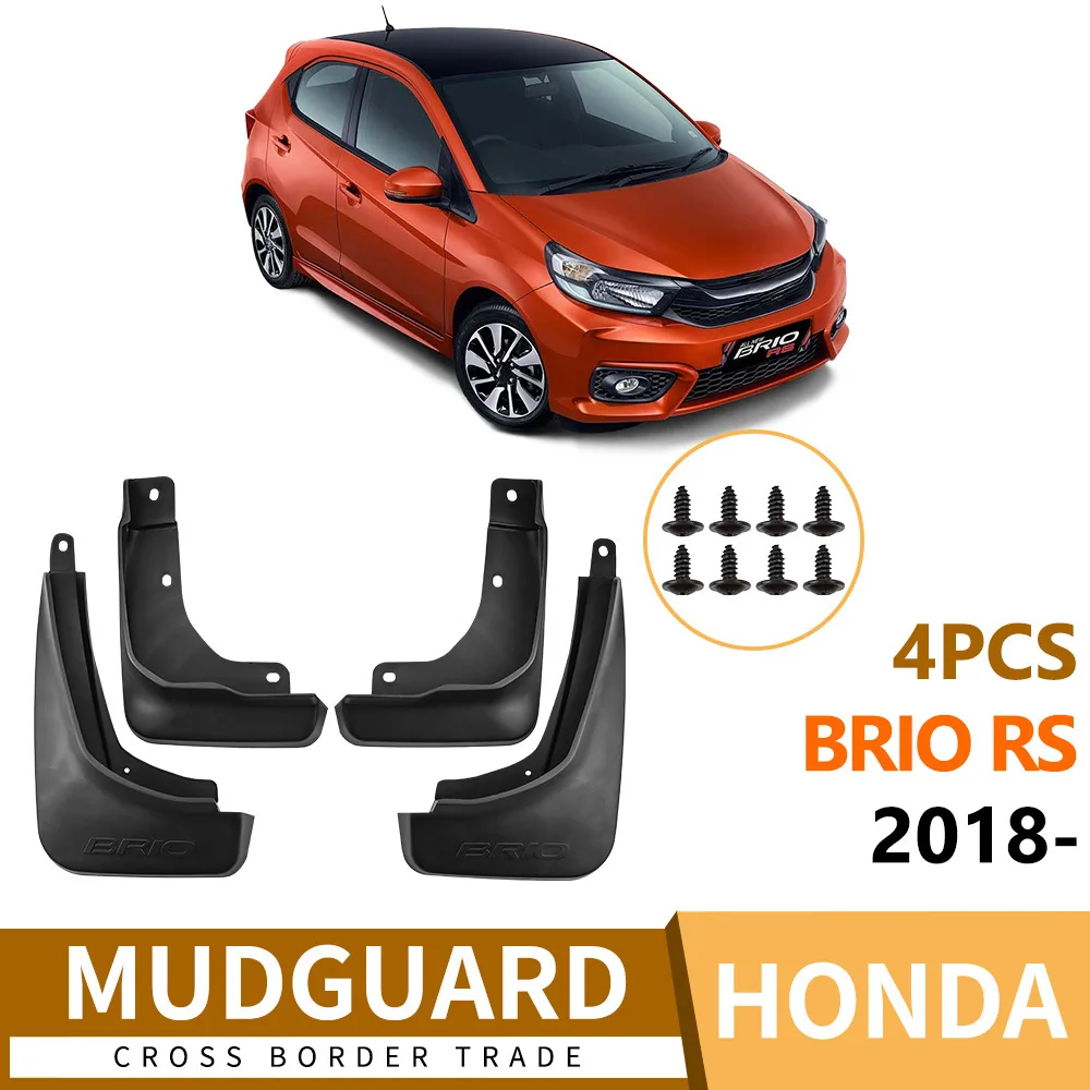 For Honda BRIO RS 2018-2024 fender tiles front and rear tires auto accessories mud flaps 4runner accessories