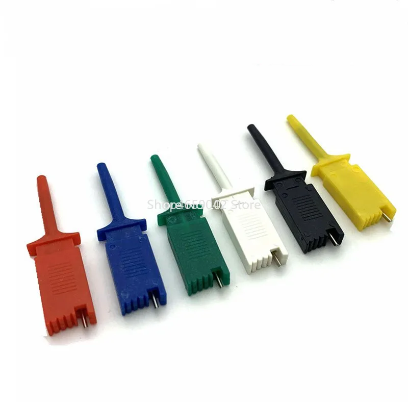 5pcs Test Hooks Clips for Logic Analyzers Logic Test Clip Flattening Test Flat Hook Connection