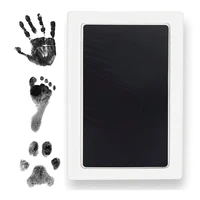 1 Set Newborn Baby DIY Hand And Footprint Kit Ink Pads Photo Frame Handprint Pet Souvenir Pet Paw Prints Souvenirs Gifts 2