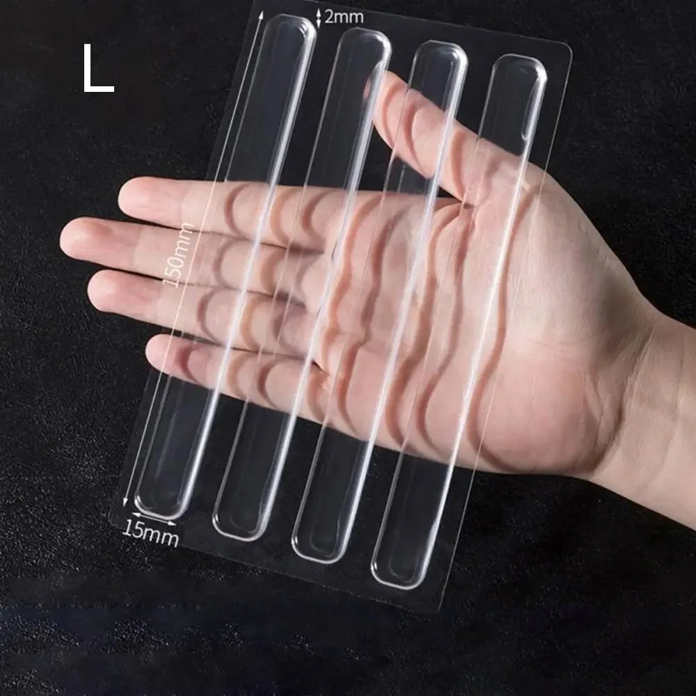 Door Stopper Toilets Drawer Door Cabinets Anti-collision Silicone Pad Self Adhesive Buffer Bumper Mute Protection Pad