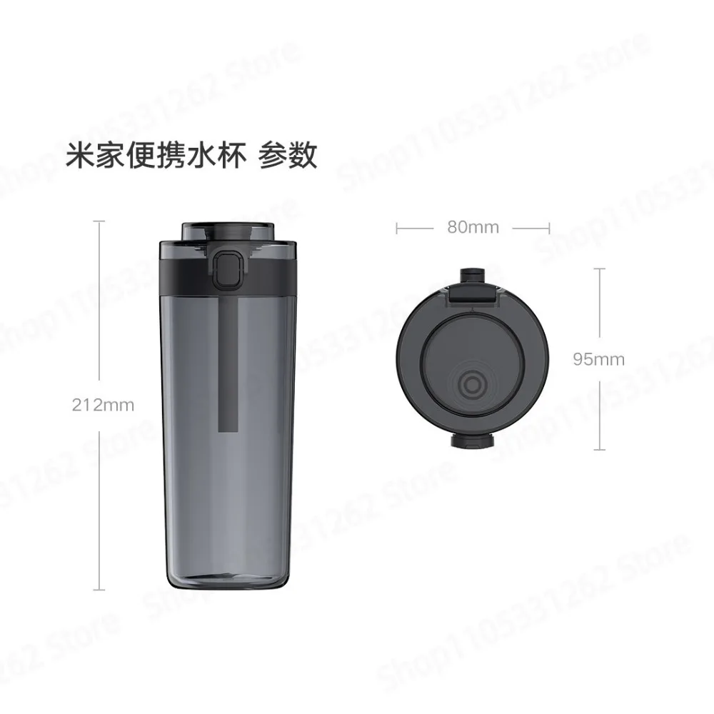 Portable Large Capacity Sports Cup Heat Resistant Shockproof Plastic For Outdoor Use