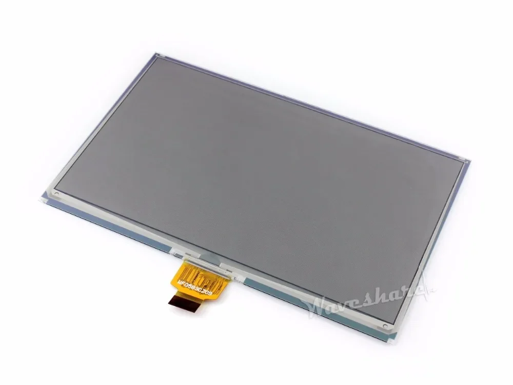 Imagem -04 - Waveshare-e-paper b E-ink Raw Display Vermelho Preto Branco Três Cores Spi E-paper para Raspberry pi 4b 3b 3b Mais Zero w 7.5 Polegadas