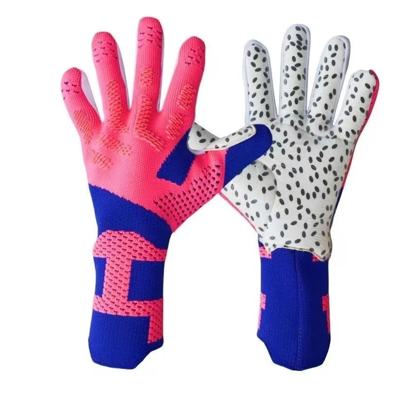 Kids Adults Goalkeeper Gloves Goalie Gloves Thicken Latex Football Soccer Anti-slip Soccer Children Goalie Gloves