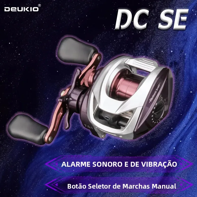 deukio-パープル-dc-フィッシングリール-70-1-4-1bb-最大ドラッグ力-6kg-デジタル制御-ロングキャスト-淡水・海水対応-ベイトキャスティングリール