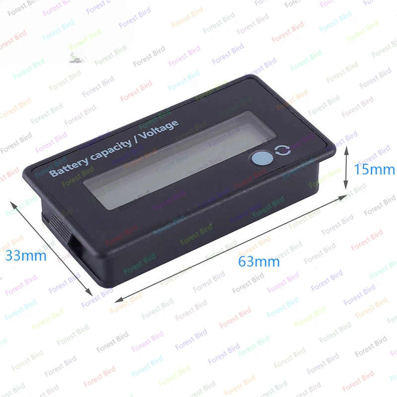 12-72V Battery Power Display GY-6D Lithium Battery Power Meter Lead-acid Power Display Module Can Be Switched