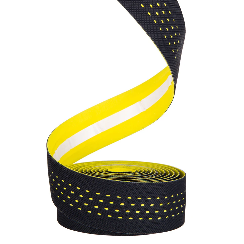

1 Pair Durable Non-Slip Handlebar Grips Sweat Absorption Bike Handlebar Cover Cycling Grips Tape Road Bike Yellow
