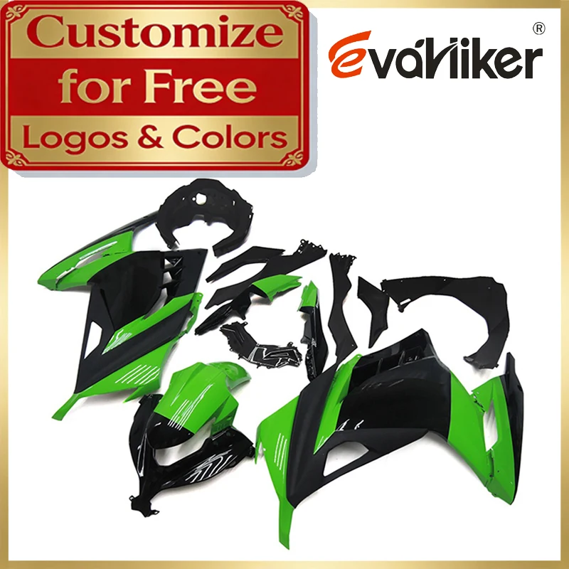 

Motorcycle Fairing For Kawasaki 300 EX300R 2013 2014 2015 2016 2017 green black 13 14 15 16 17 ABS Plastic Injection Fairing Kit