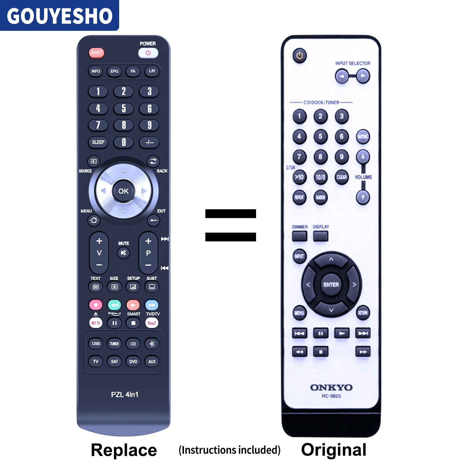 

New Remote Control RC-902S for Onkyo A-9010 A9010 Audio / Video Players