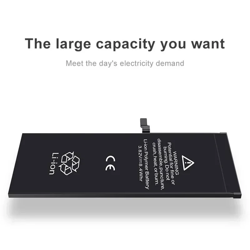 New 2024 Zero-cycle High-quality Battery For iPhone 7 6S 6 5S 5 7Plus 8Plus SE 2020 X XR XS 11 PRO MAX 6Plus 7G Plus