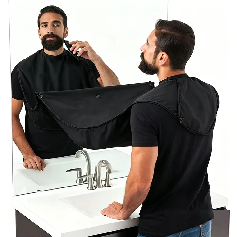 Barber & Beard Cape, Men's Household Shaving Scarf, Haircutting CapeHaircutting Apron, Anti-dirty