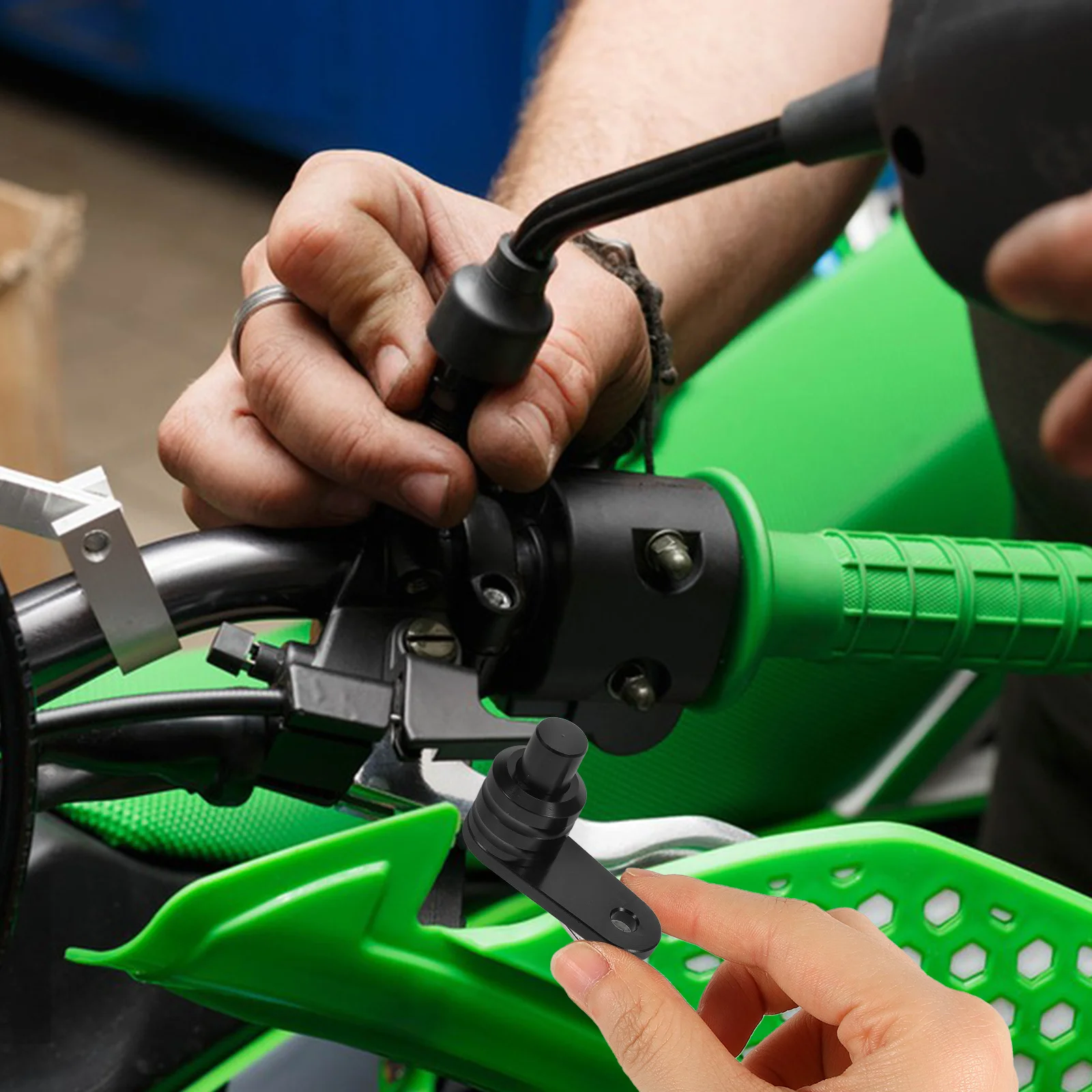 

Motorcycle Lever Ergonomic Handlebar Lock Brake Buckle For Electric Vehicle Slope Parking Handlebar Brake Lock