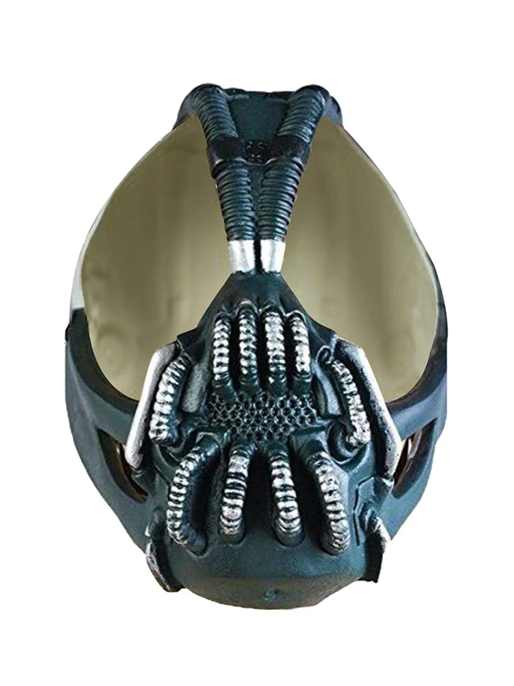 Męska maska Bane, superzły czarnoksiężnik, cosplay, lateksowa maska na całą twarz, hełm, maskarada, akcesoria do kostiumów na Halloween, rekwizyty, nakrycie głowy