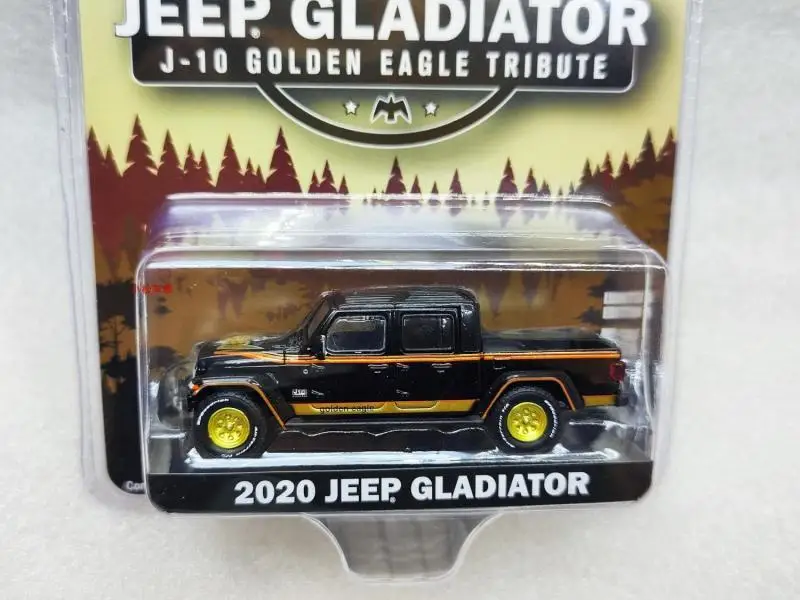 GreenLight  1:64  2020 jeep gladiator J-10 golden eagle Collection of die cast alloy trolley model ornaments