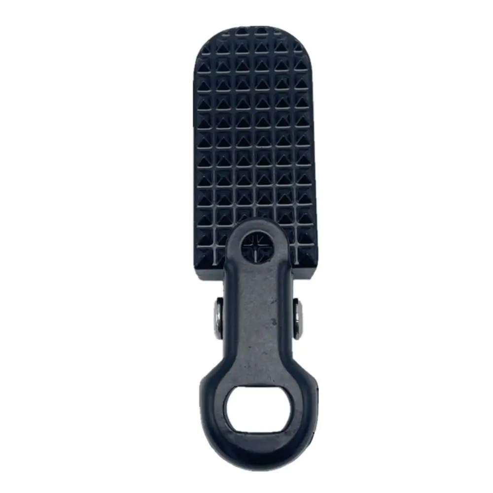 Foldable Bike Rear Pedal Aluminum Alloy Rear Seat Bicycle Rear Foot Pegs Anti Slip Surface Black Passenger Footrests Motorcycle