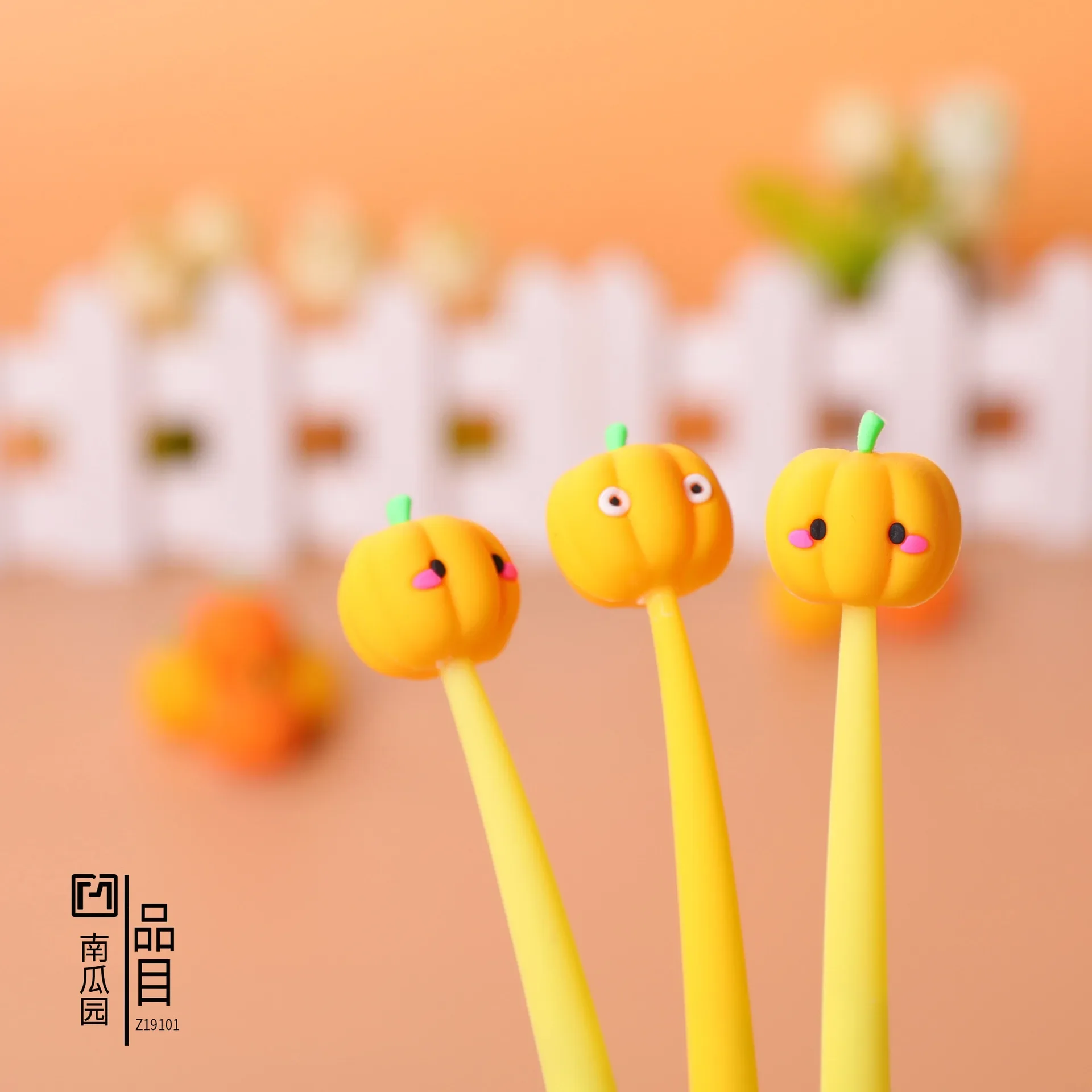 

16 шт., милая креативная маленькая свежая гелевая ручка для тыквы и сада, 0,5 мм, черные школьные принадлежности, офисные принадлежности, оптовая продажа