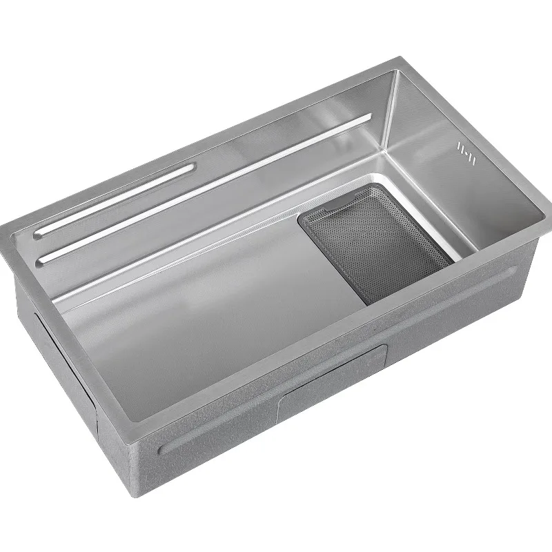 

Household Multi-Functional 304 Stainless Steel Nano Handmade Sink Convenient with Inner Diameter Strip for Basin Placement