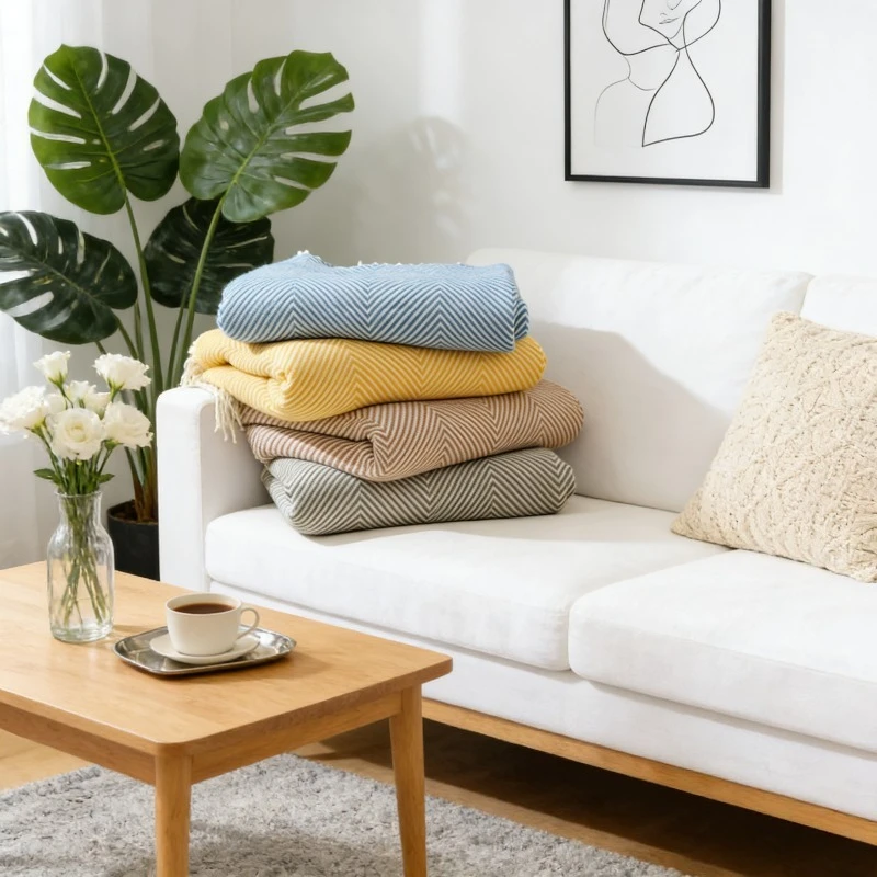 

Прикроватное полотенце, тканое одеяло, одеяло с кондиционером, шаль, летнее прохладное одеяло, одеяло для сна, полотенце