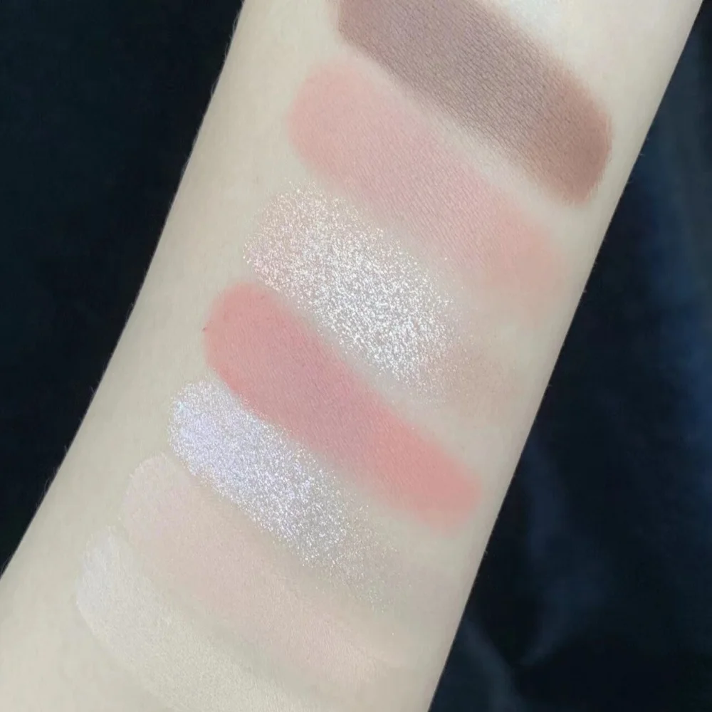 ラグジュアリー7-9色アイシャドウパレット マット 低彩度 高彩度 フラッシュ効果 長持ち 防水 ベリーブラウン ヌード