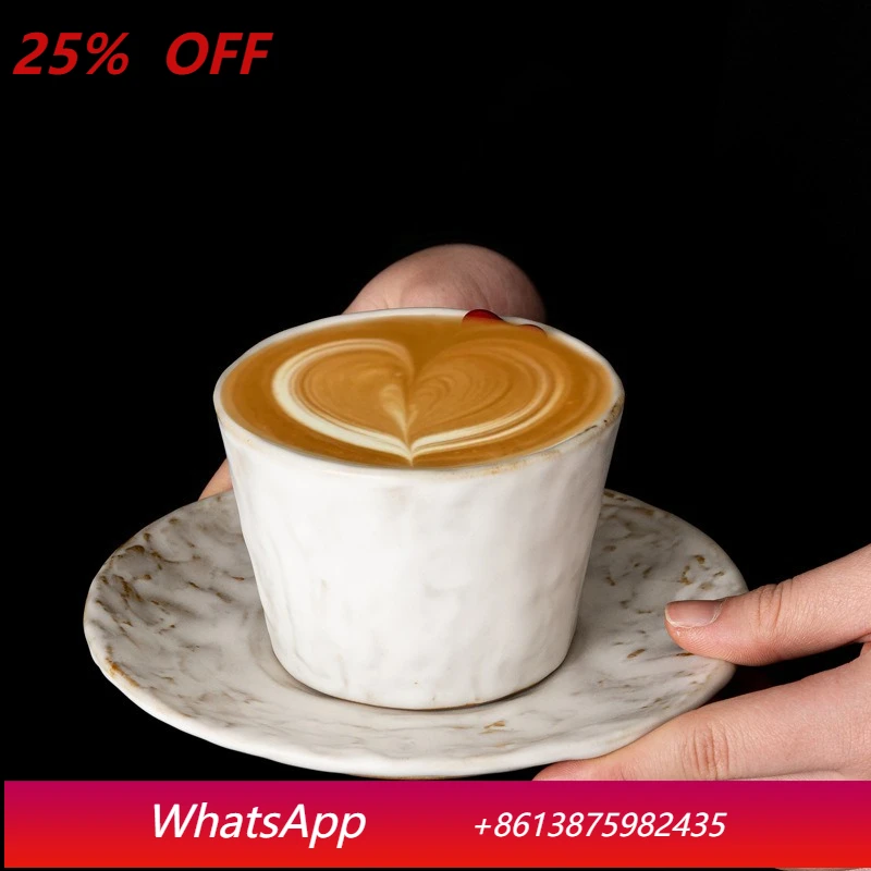 

LMM handmade ceramic latte art cup Internet celebrity item Italian espresso mug