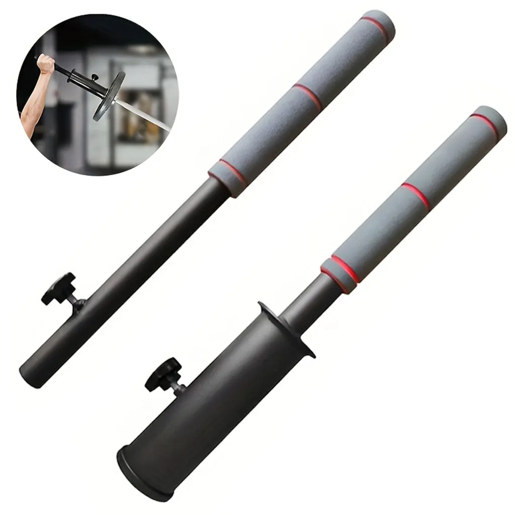 Pega Reforçada para Barra de 1 e 2 Polegadas - Ideal para T-Bar Row e Viking Press para Treino de Força em Casa