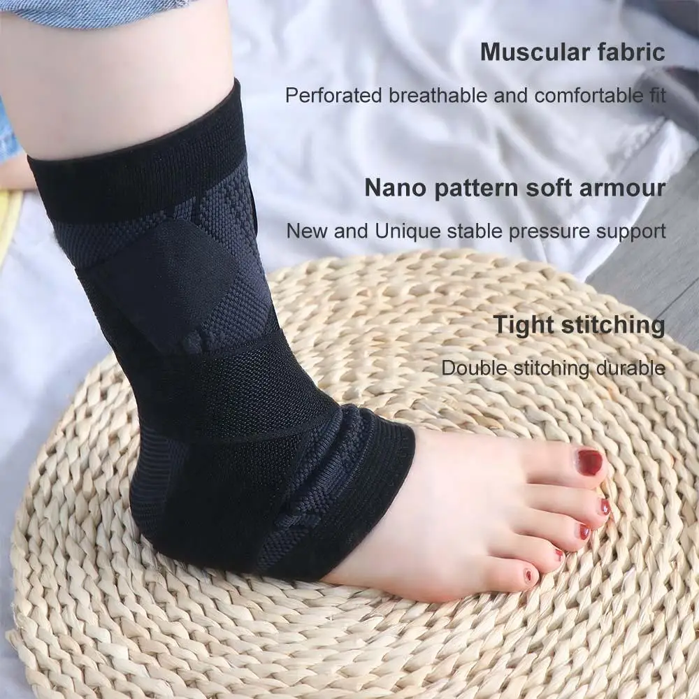 Foot Bandage Ankle Protection Elasticity Foot BraceTop Fixed Ankle Nylon Foot Protection Ankle Support Foot Guard Ankle Brace