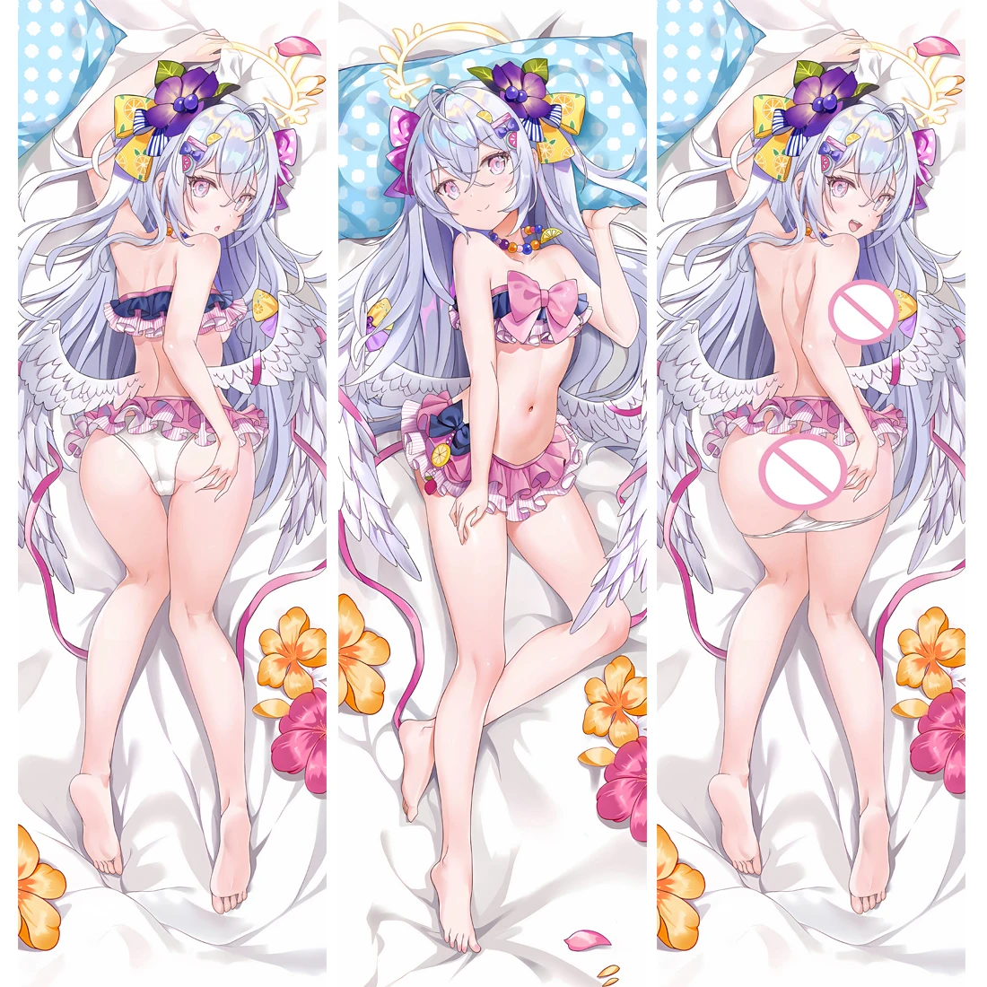 Blue Archive Shirasu Azusa Dakimakura Anime Otaku Decor Hugging Body Pillow Case Kawaii Cushion Pillow Cover Cute Bedding Decor