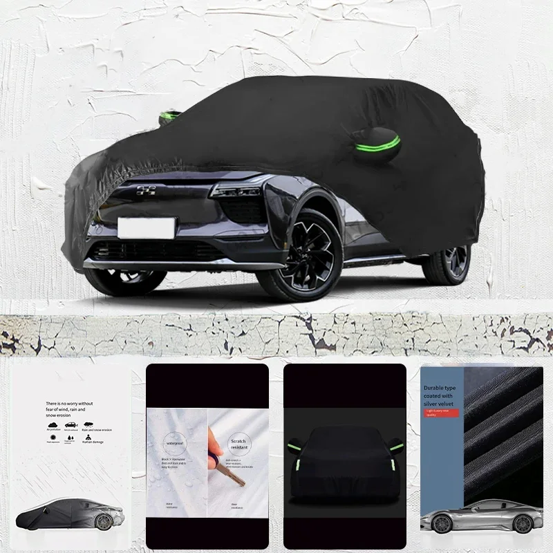 For-Aiways-U6-Anti-UV-Sun-Shade-Rain-Snow-Resistant-Dustproof-Black-cover-Car-umbrella-Full