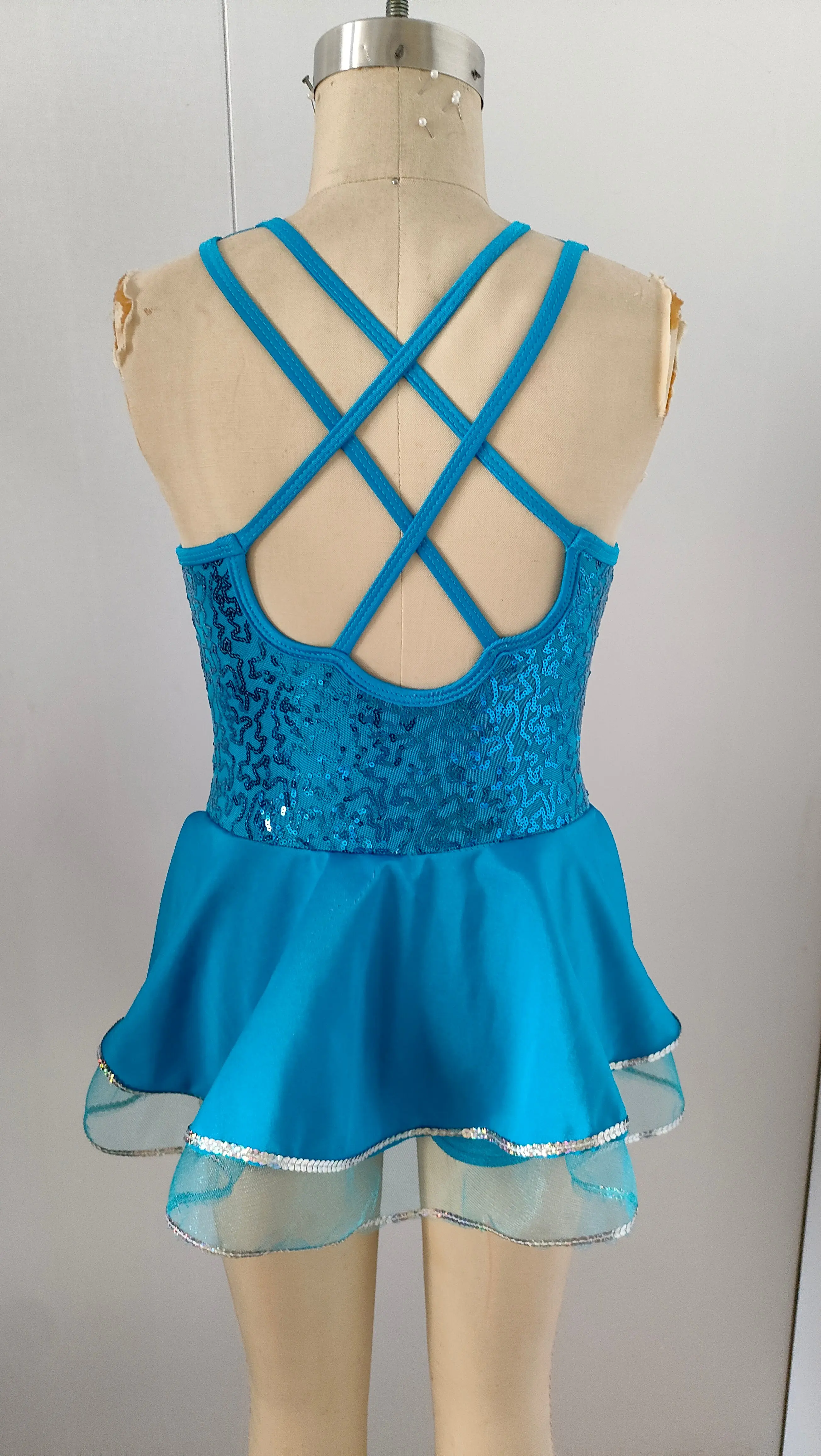 Nieuwe Dance Kostuum Professionele Jazz Dance Dress Performance Jurk Lodysuit Latin Jurk