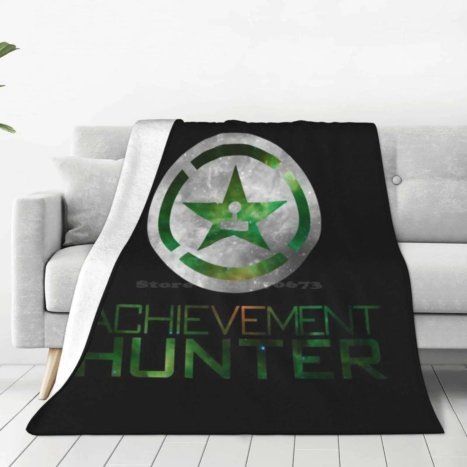 Galaxy Achievement Hunter Creative Design Light Thin Soft Flannel Blanket Gavin Free Achievement Hunter Geoff Ramsey Jack