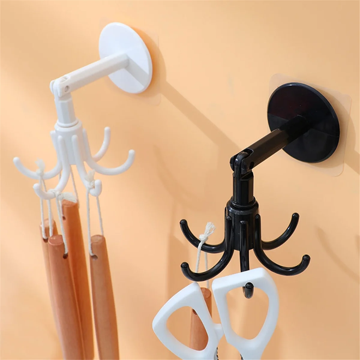 ELBA_Kitchen Toilet Hook Spoon Holder Key Storage Self-Adhesive Hook