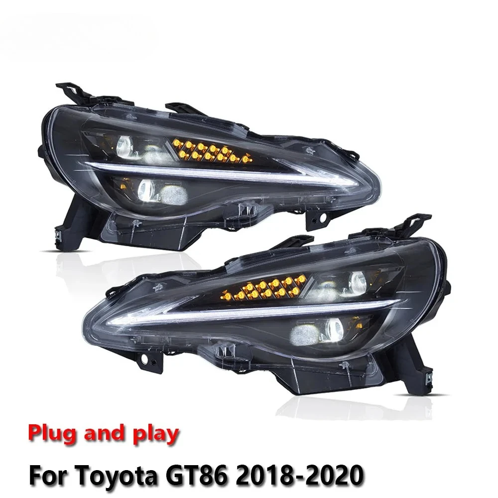 

Car LED Headlight Auto lighting For Toyota GT86 2018-2020 Auto Fog DRL Brake Turn Signal Lamp Plug and Play