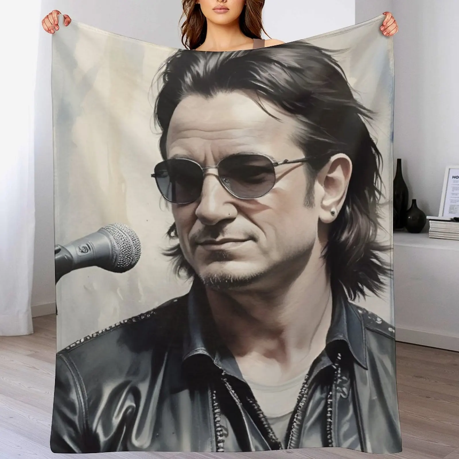 

Bono Throw Blanket Warm Plush Fuzzy Blanket for Living Room