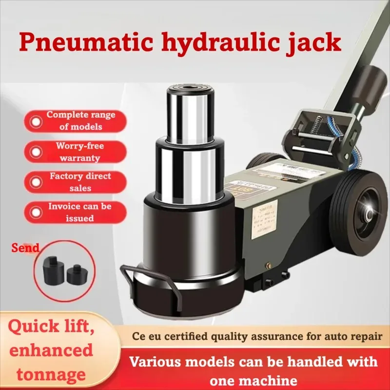 

Heavy Duty Horizontal Pneumatic Hydraulic Jack 30T 50T 80T 100T for Truck Repair Auto Shop Vehicle Maintenance Lifting Tool