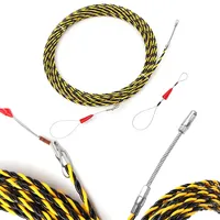 6mm 5-50m Cable Puller Guide Device Fiberglass Electric Cable Push Pullers Tape Wire Threading Aid Tool for Wiring Installation