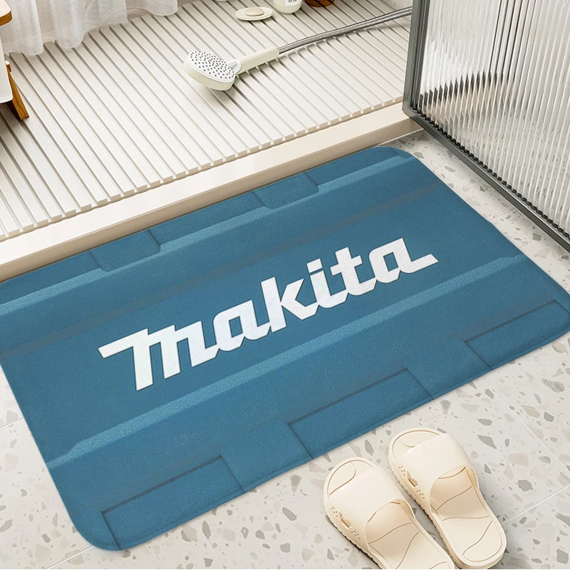 Bathroom Foot Mat Non-slip T-Makitas Entrance Door Doormat Slip-resistant Balcony Bedroom Rug Kitchen Hallway Corridor Carpet