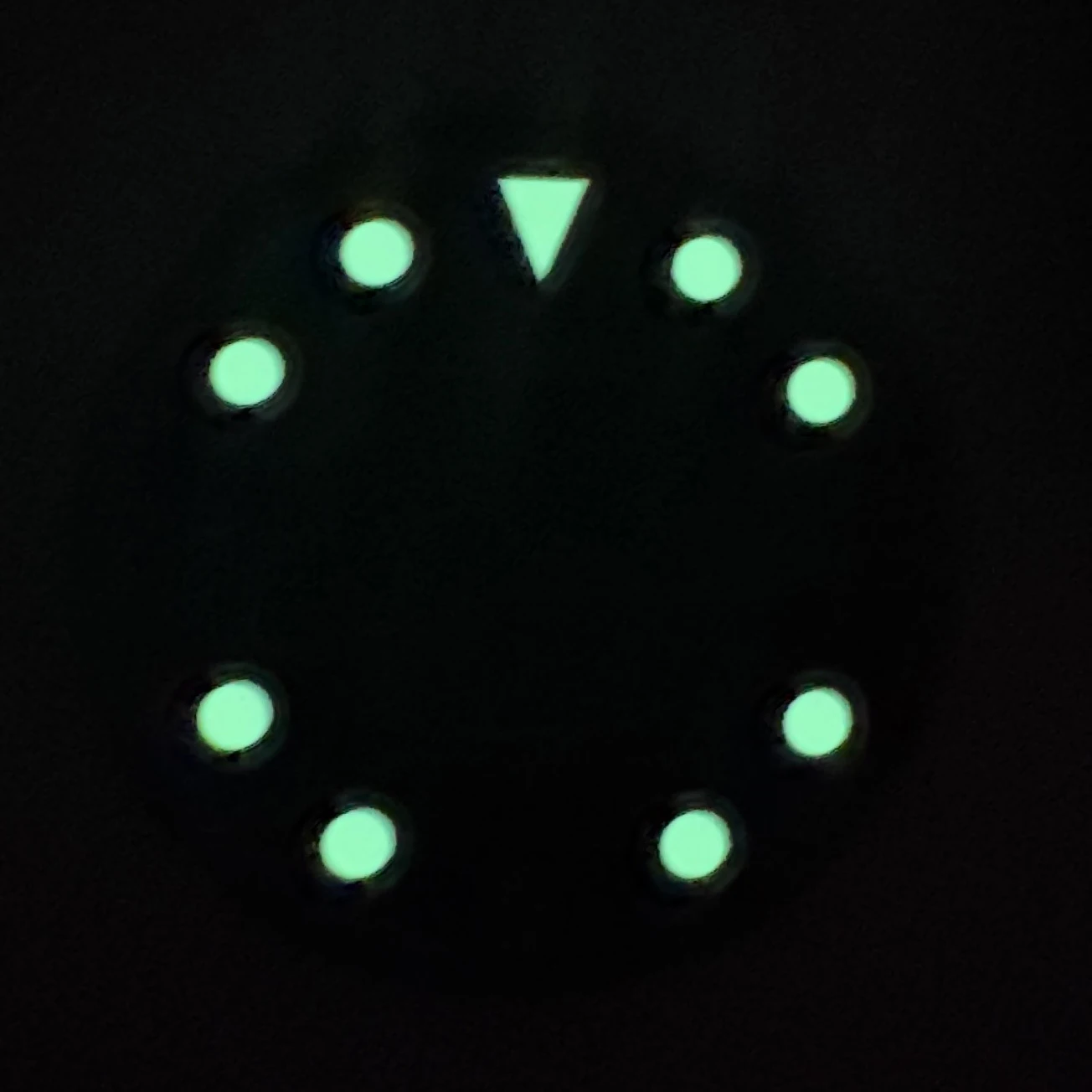 29.5mm S Logo Panda Matte Dial Fit VK63/VK64 Movement Green Luminous High Quality Watch Modification Accessories