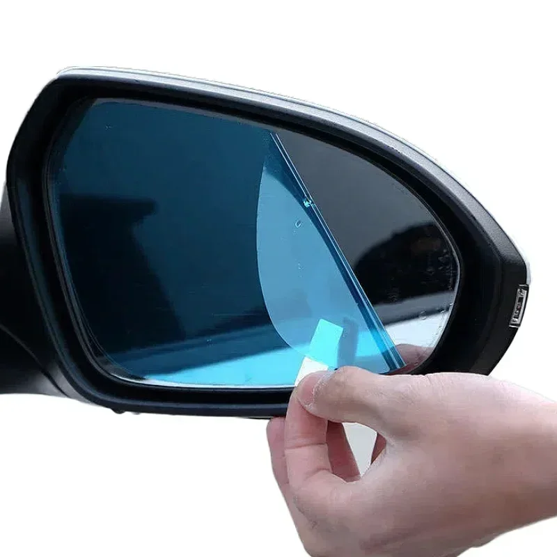 2pcs Car Rearview Mirror Film Sticker Side Window Rainproof Clear Film Anti-Fog Waterproof Protective Films for Car Motorcycle image 2