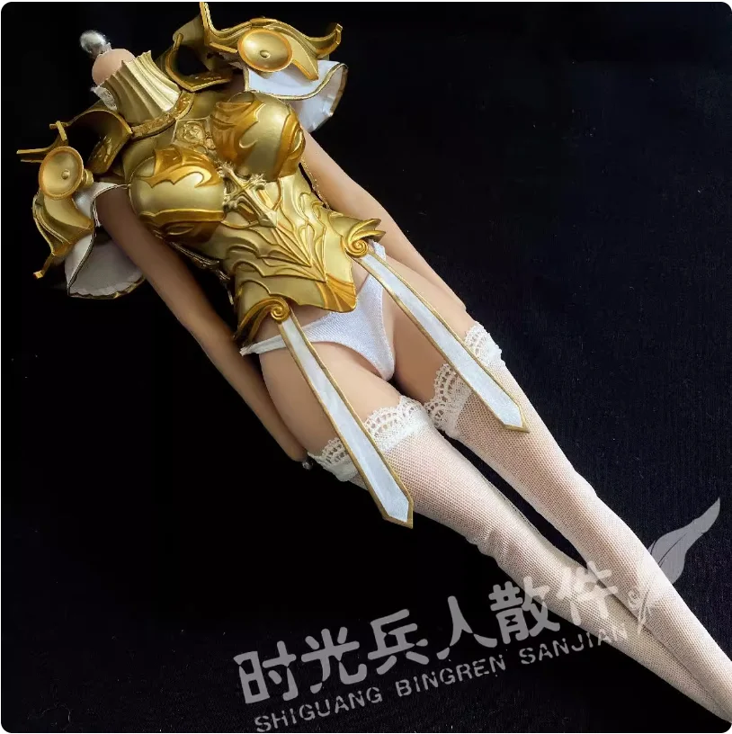 LUCIFER LXF2310 1/6 Female Soldier Head Carving Skirt Thigh Armor Wristband Model For 12'' Action Figure Body In Stock