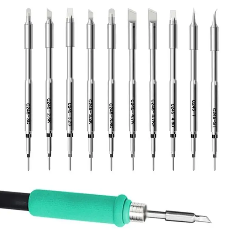 652F Stable C245 Паяльное жало с тонкими точками, эффективное для повышения точности при пайке и электронной сборке