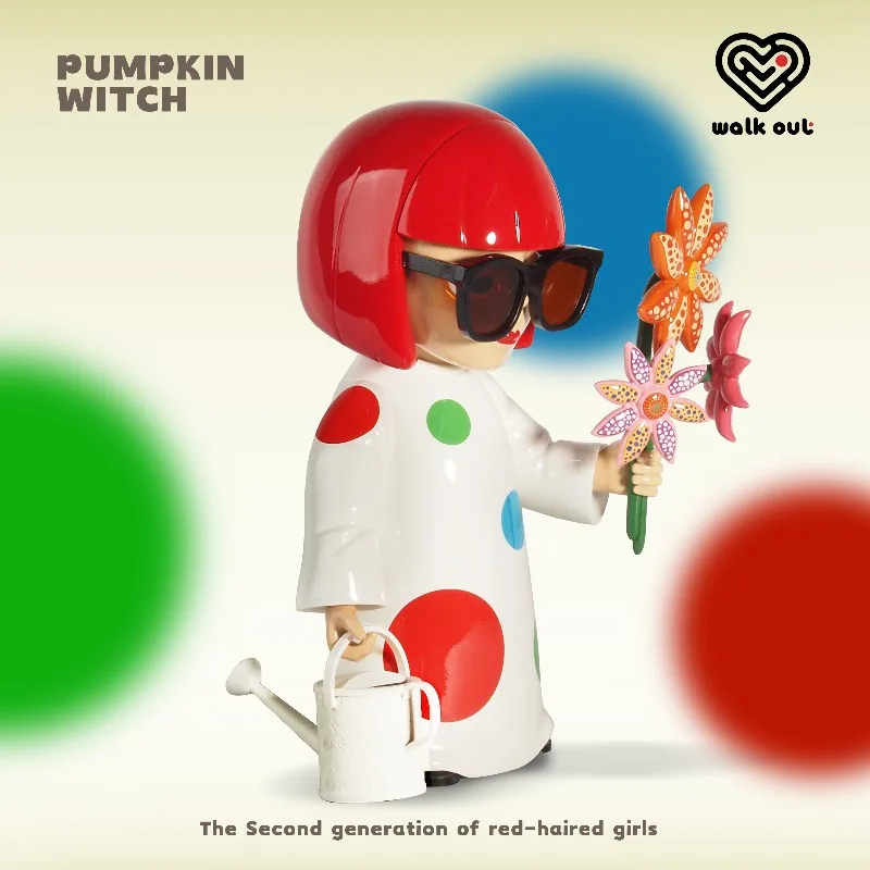 Yayoi Kusama Polka Dot Pumpkin Trendy Toy Figure Trendy Art Decoration Desktop Doll Ornament Creative Gift for Men and Women